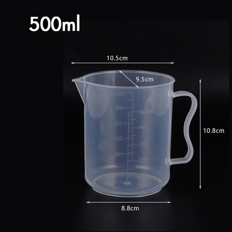 ถ้วยตวงพลาสติก มีหูจับ 500 ml. 1610-438