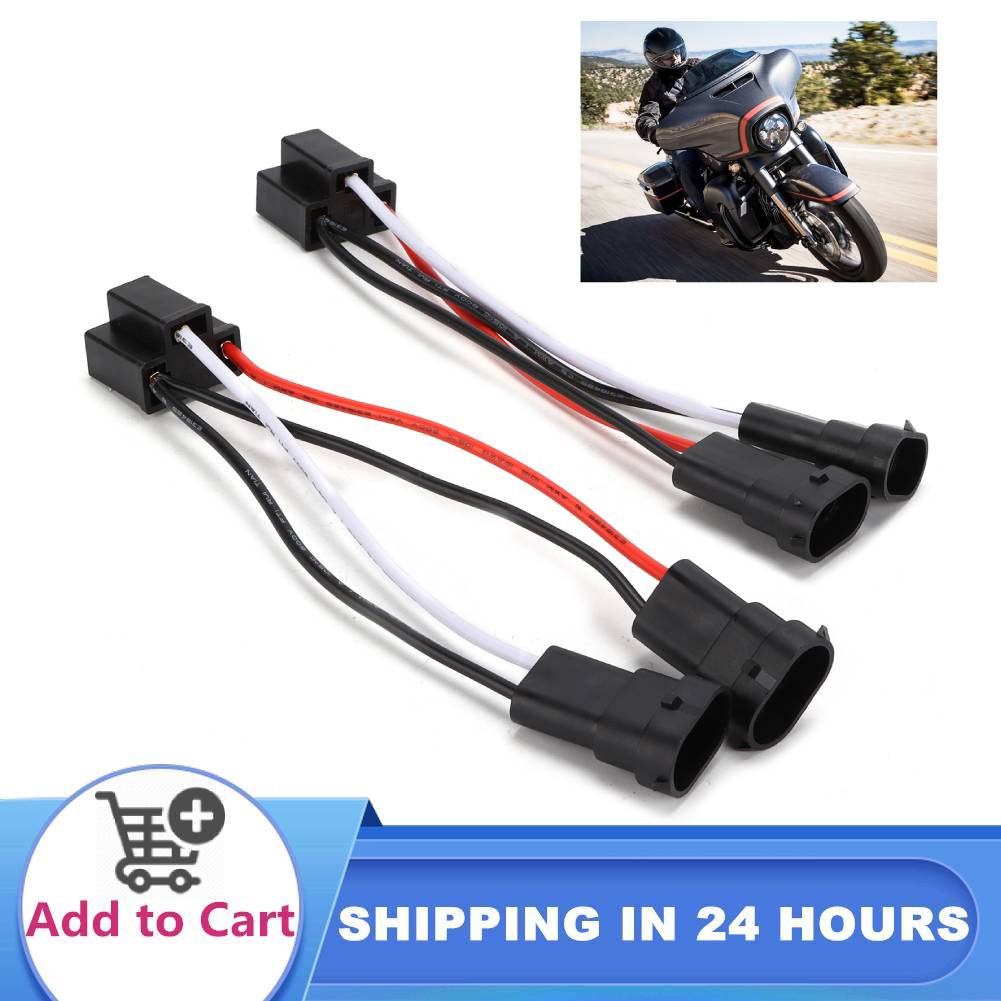 2pcs H4 9003 to H11 Conversion Wire Harness Adapter for Car Headlight