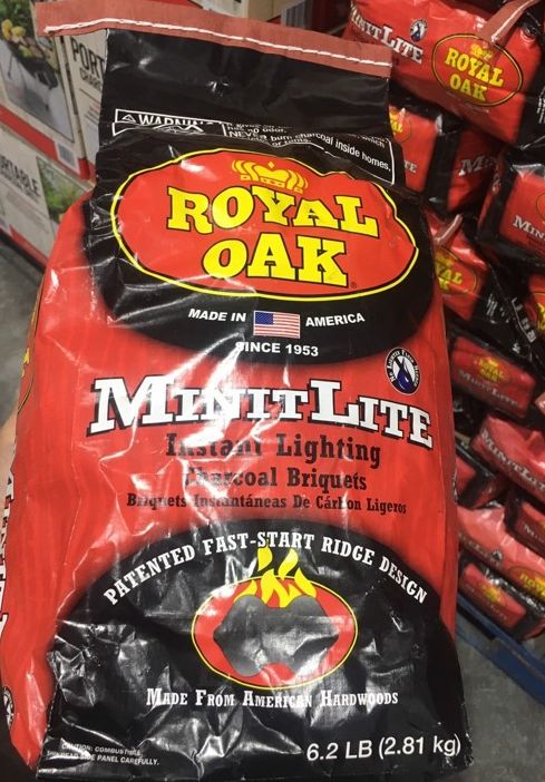 Royal Oak Minit Lite BBQ รอยัลโอ๊ค ถ่านก้อน อัดแท่งไฟทันที