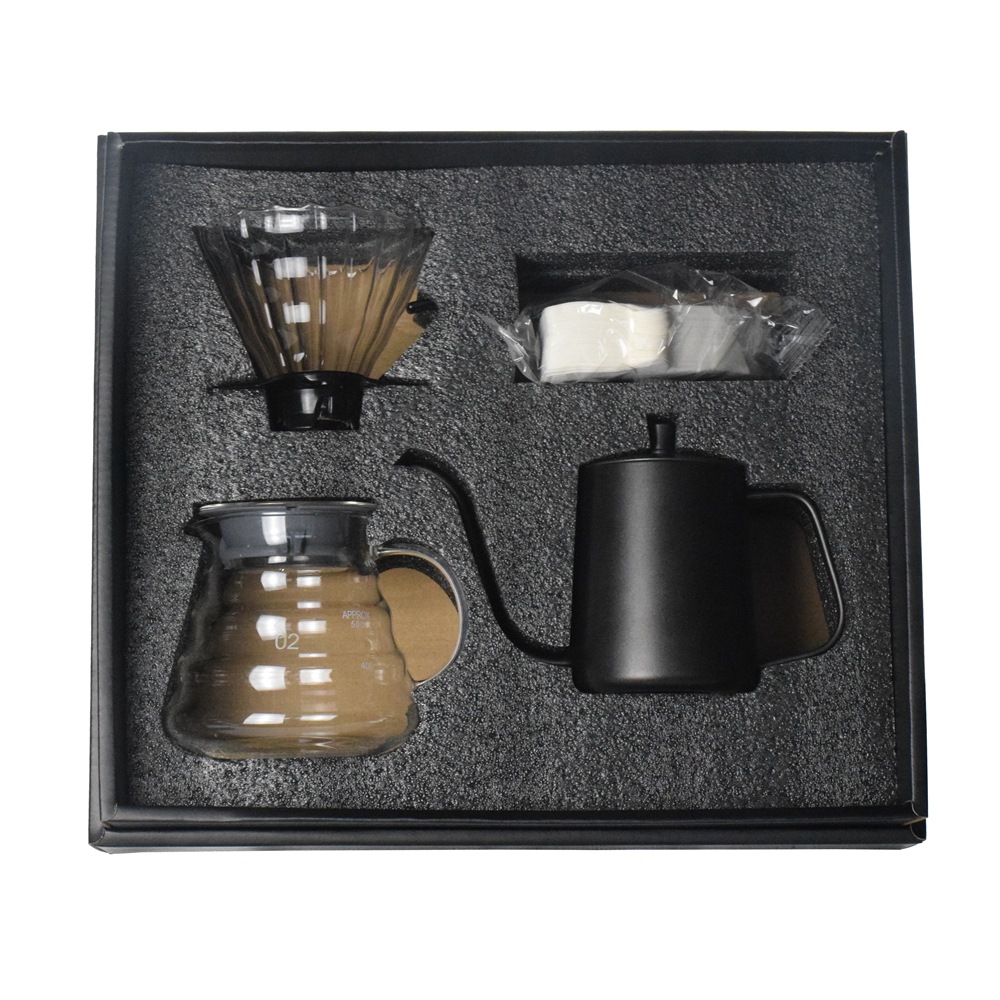 Hand Drip V60 Coffee Maker Gift Box Set Outing Portable Brew Coffee Pot