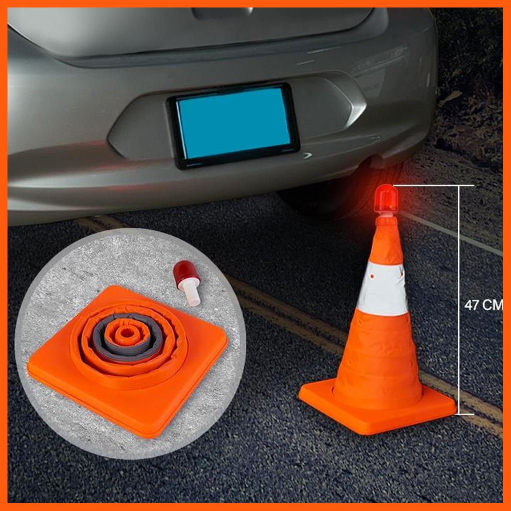 Best Quality เซ็ตกรวยจราจรแบบพับได้พร้อมไฟฉุกเฉิน Emergency Cone & Light อุปกรณ์การเกษตร Agricultural equipmentเครื่องมือการเกษตร Agricultural toolsอุปกรณ์ตกแต่งทั่วไป Generalaccessories