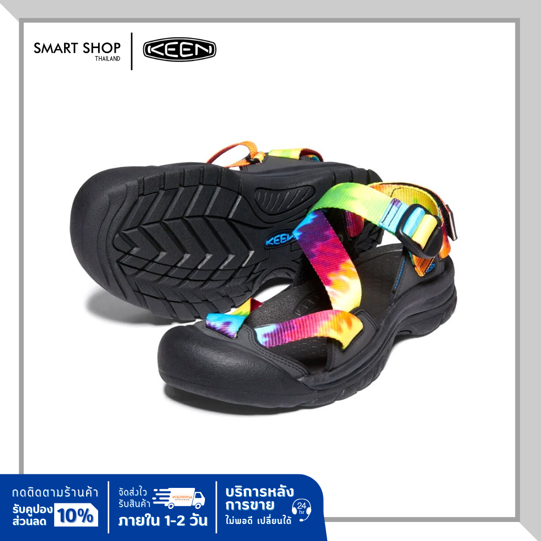 KEEN ZERRAPORT II 'MULTI TYE-DYE/BLACK' รองเท้าแตะรัดส้น กัน 