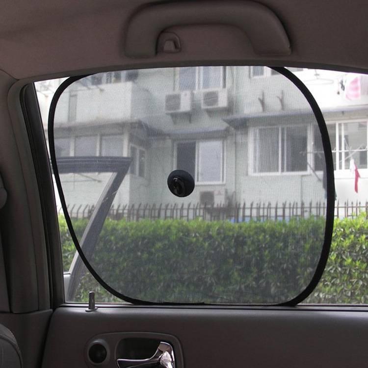 ม่านติดกระจกในรถ ม่านบังแดด Blocker UV ม่านตาข่ายกัน UV  1 ซอง มี 2 ชิ้น