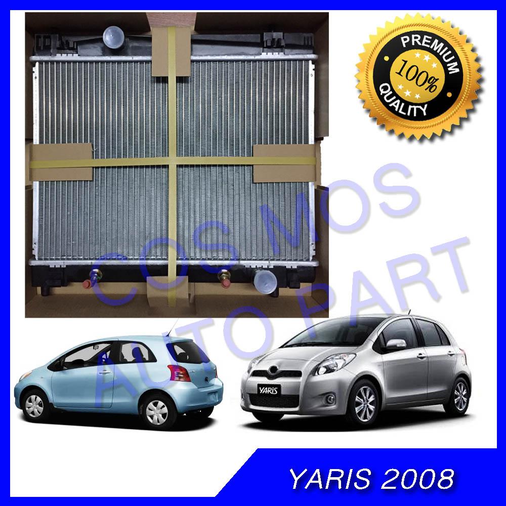 หม้อน้ำรถยนต์ โตโยต้า วีออส รุ่น2 เกียร์ออโต้ AT ปี08-12 / yaris ยาริส รุ่นแรก ออโต้ AT