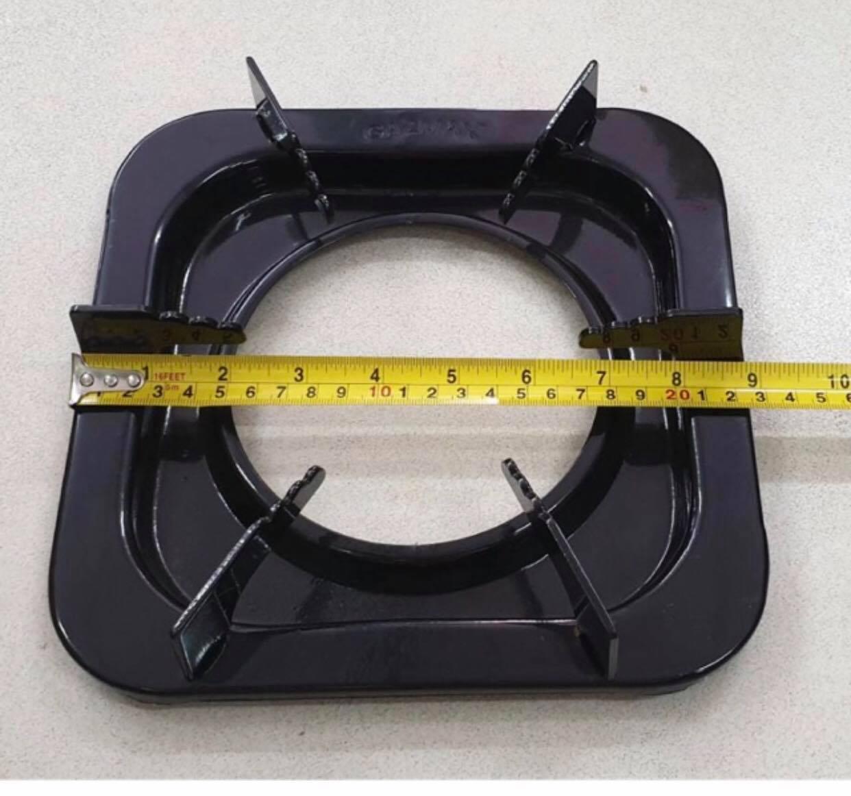 ?? ส่งด่วน Kerry ฟรี ?? ขาตั้งหม้อ กระทะ เตาแก๊ส ฐานเหลี่ยม สำหรับเตาแก๊ส ขนาด 9 นิ้ว (สีดำ)