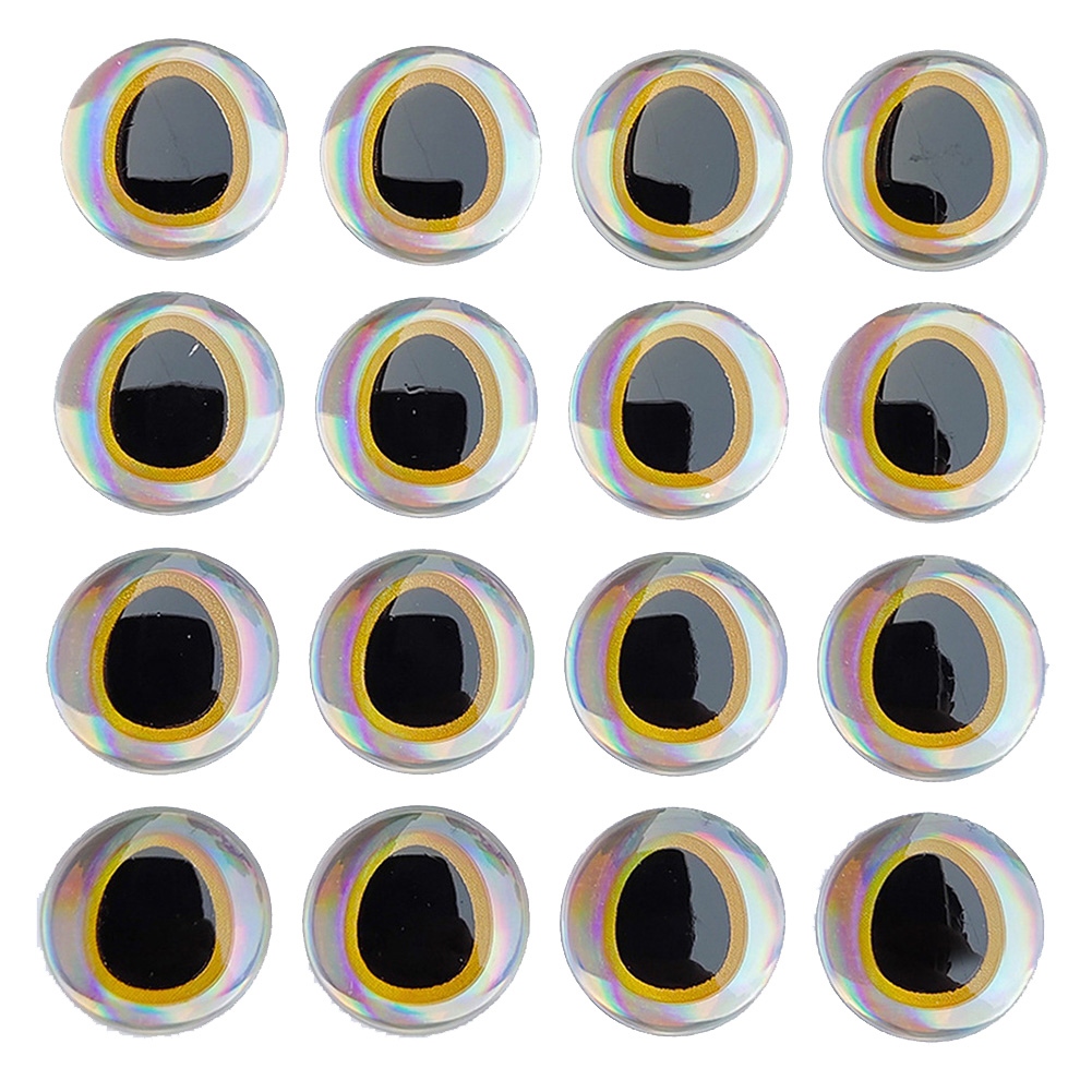 100pcs 3D Holographic Fishing Lure Eyes Stickers Baits DIY Fish Eye