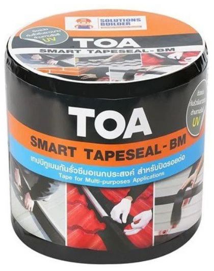 TOA สมาร์ทซีล เทปซีล เทปบิทูเมน เทปกันน้ำรั่วซึม เทปปิดรอยต่อ เทปกันซึม กันรั่ว TOA SMART TAPESEAL-BM (10cm x 3m)