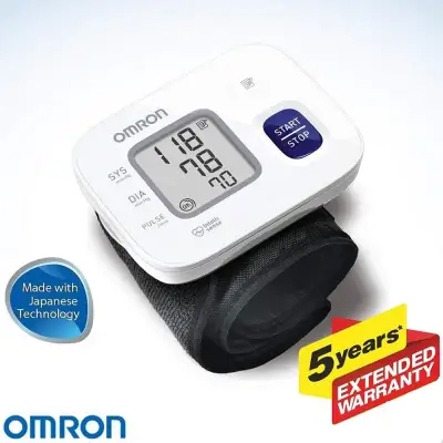 Omron Hem 6161 Fully Automatic Wrist Blood Pressure Monitor With Intellisense Technology Hem-6161 Bp Monitor