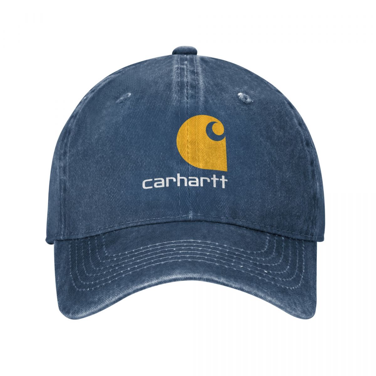 Carhartt WIP Logo Industrial Style Retro Washed Cowboy Baseball