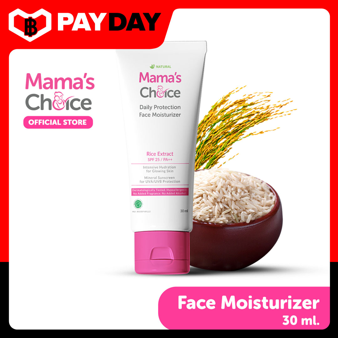 Mama's Choice มอยเจอร์ไรเซอร์ ครีมกันแดด (Mineral Sunscreen) บำรุงผิวหน้า ปลอดภัยสำหรับคนท้อง - Moisturizer
