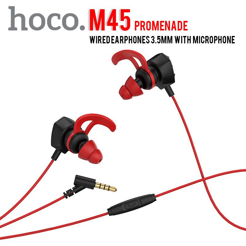 หูฟัง Hoco M45 หูฟังเล่นเกมส์ พร้อมไมค์ ระบบเสียงคมชัด ใช้ได้ทั้งไอโฟน และ แอนดรอยด์