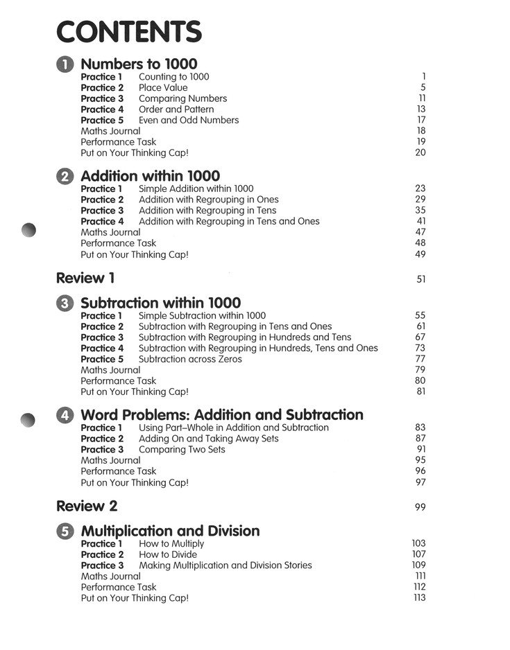 หนังสือแบบฝึกหัดคณิตศาสตร์ ป.2 MPH Maths Workbook 2A (3rd Edition ...