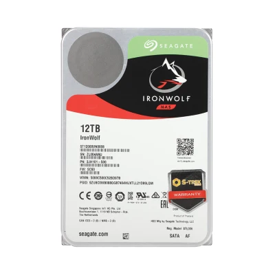 12 TB HDD SEAGATE IRONWOLF (7200RPM, 256MB, SATA-3, ST12000VN0008) Advice Online