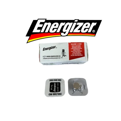 ถ่านกระดุม ถ่านนาฬิกา Energizer 395/399 (SR927SW,SR927W) Battery Silver Oxide 1.55V แพคกิ้งเม็ดเดี่ยว