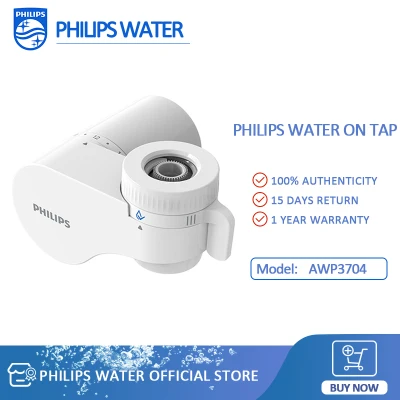 Philips water purifier on tap AWP3704 genuine water purifier with a premium faucet, 4 layers, Crisp and Pure tasting water straight from the tap [ Warranty 1 Years]