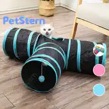 ภาพขนาดย่อของภาพหน้าปกสินค้าPetStern Cat T Tube Cat Toy 3 Ways Collapsible T for Cat จากร้าน PetStern บน Lazada ภาพที่ 1