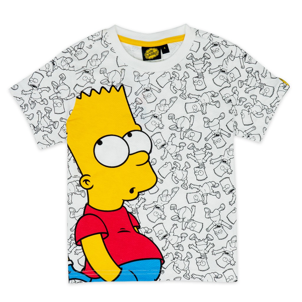 The Simpsons Boy T-shirt เสื้อยืดเด็กผู้ชายเดอะซิมป์สัน