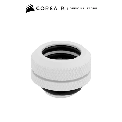 CORSAIR Hydro X Series XF Rigid 14mm OD Fitting Four Pack — White