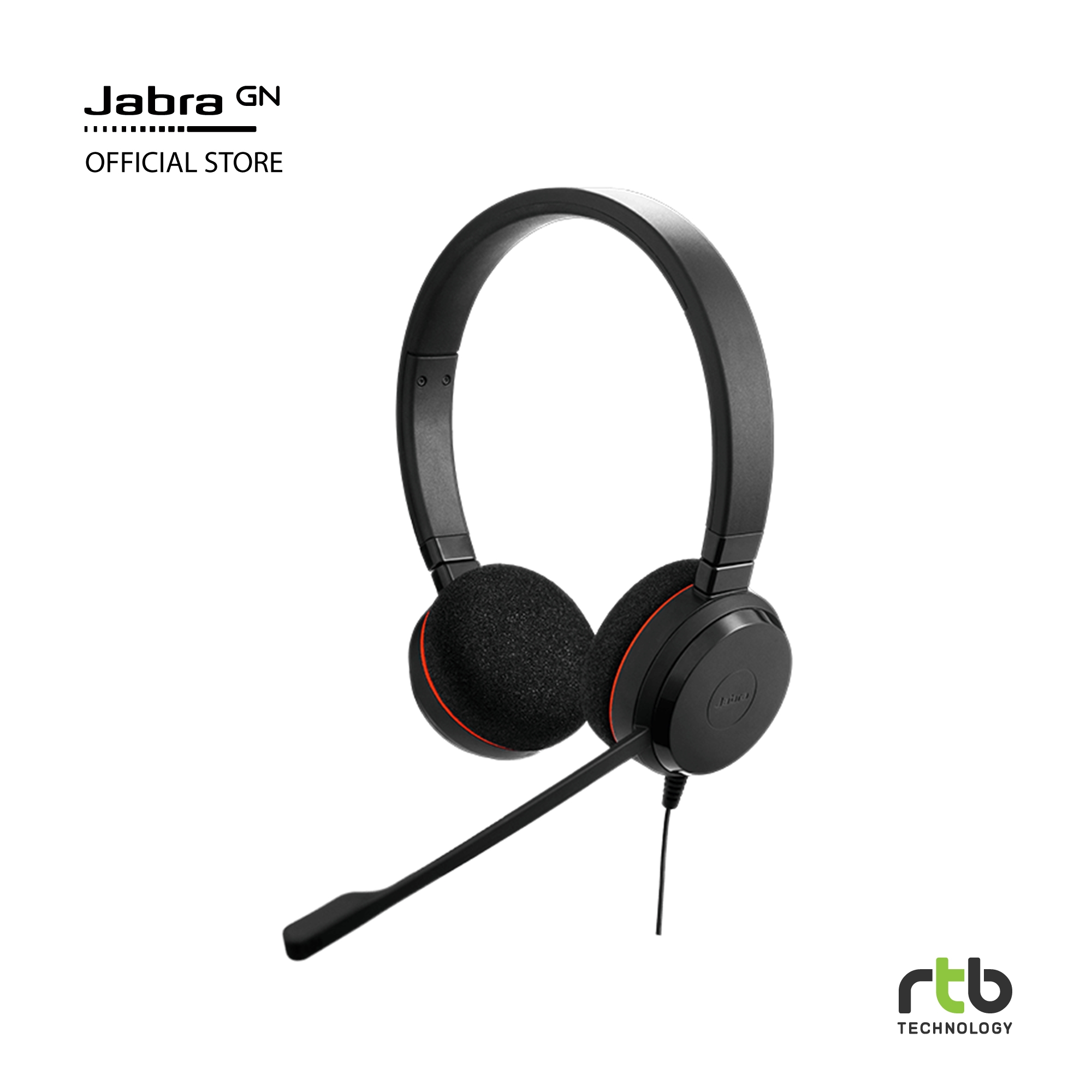 หูฟัง Jabra Call Center รุ่น Evolve 20 MS Sterio