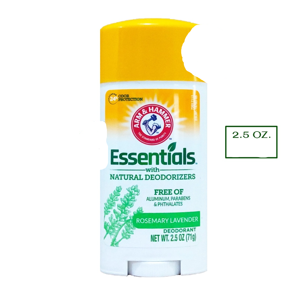 ARM & HAMMER Essentials Deodorant Fresh Rosemary Lavender Wide Stick