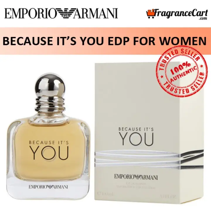emporio armani because it's you eau de parfum 100 ml