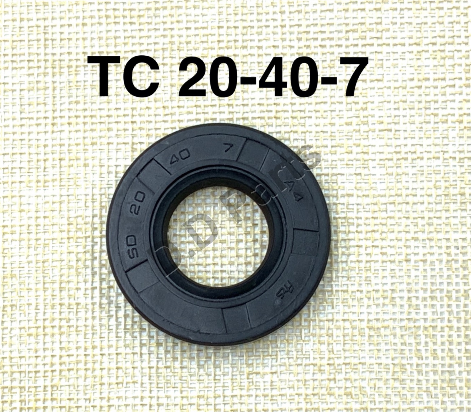 ซีลยางกันน้ำมัน กันฝุ่น กันจารบี TC 20-40-7 (วงใน 20 มิล./วงนอก 40 มิล./หนา 7 มิล.)