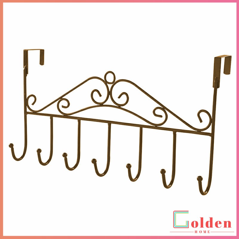 Golden ตะขอเกี่ยวประตูหลัง ตะขอหลังประตูห้องน้ำ แขวนอเนกประสงค์ back