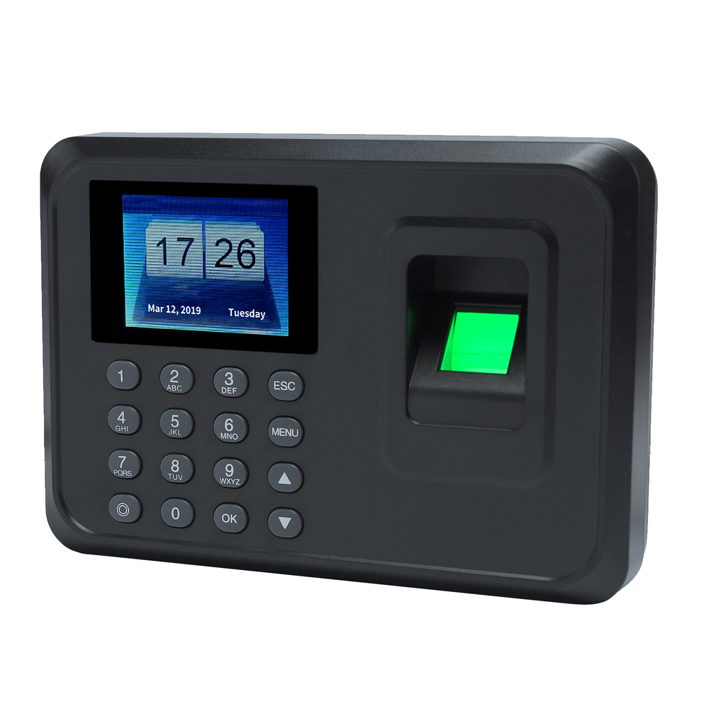 A5 2.4in Biometric Fingerprint Time Attendance System Clock Recorder ...