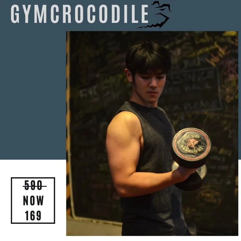 Men's Tank Top เสื้อกล้ามฟิตเนส เสื้อแขนกุดชาย เสื้อฟิตเนส เสื้อออกกำลังกาย เสื้อดำ เสื้อยืดผู้ชาย เสื้อผู้ชายแบรนด์GymCrocodile