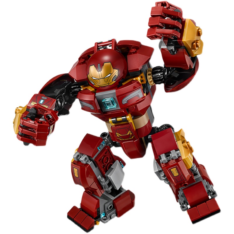 Lego Building Blocks Iron Man Series AntiHulk Armored Mech Small