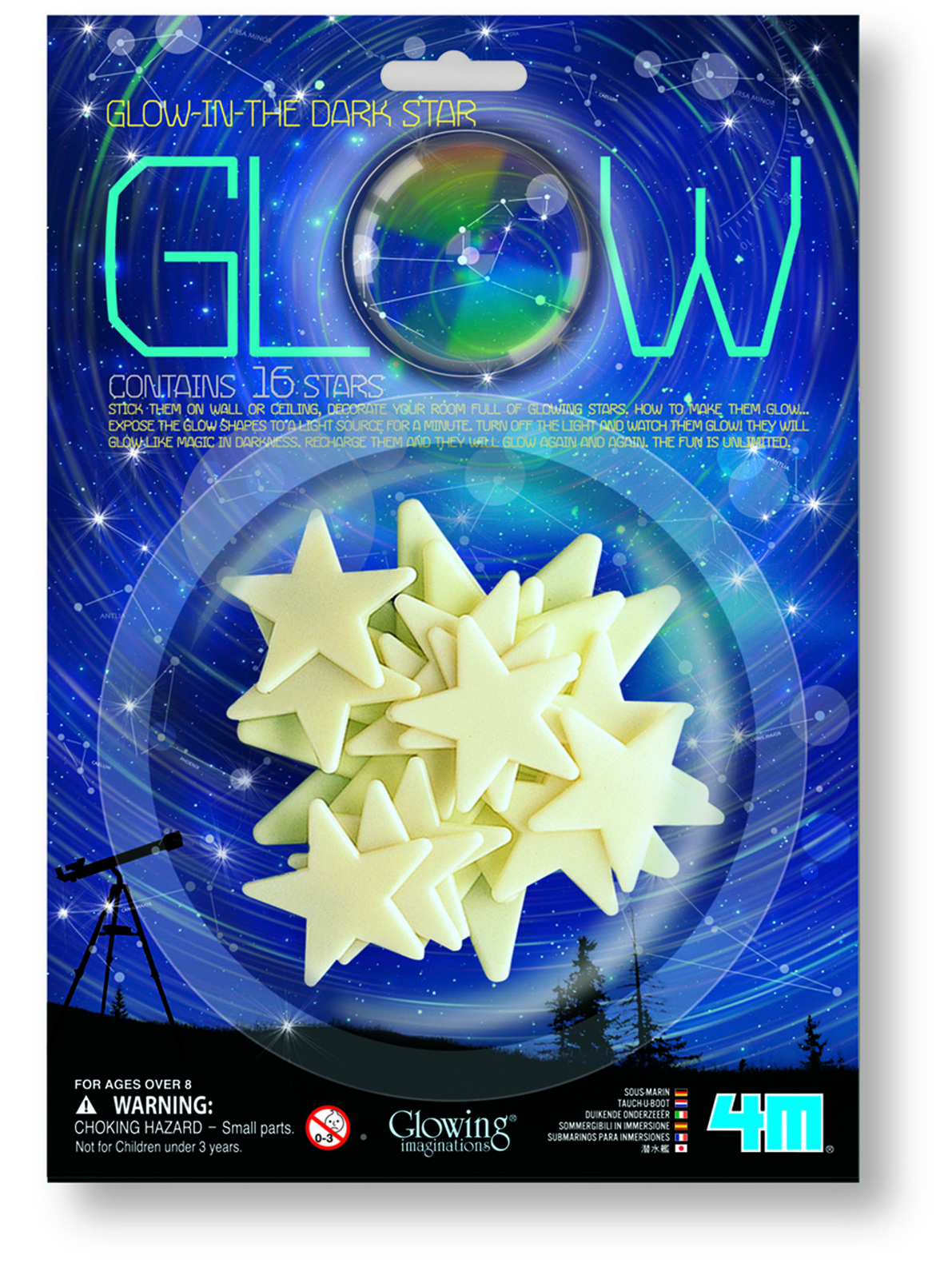 4M ชุดของเล่นเสริมจินตนาการ GLOW STAR รูปดาวเรืองแสง