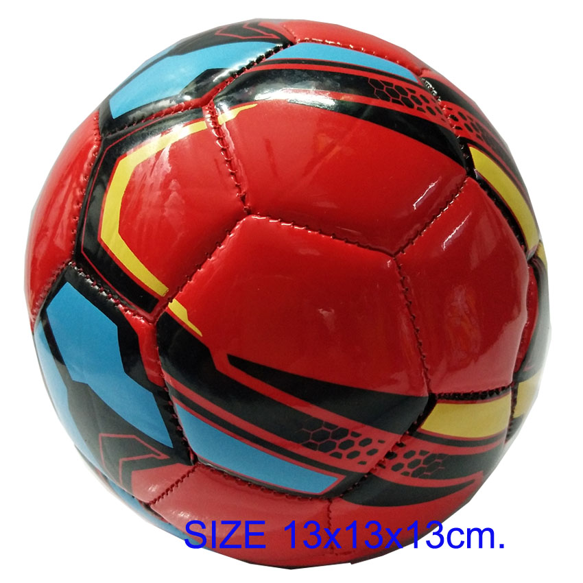 MAX TOY  ลูกบอล ลูกฟุตบอลหนังเย็บลูกเล็ก 13cm   7839VR-O