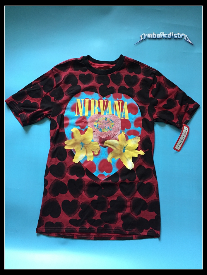 ร็อคเสื้อยืด Nirvana - Heart Shaped กล่องเสื้อยืดวง TS2526