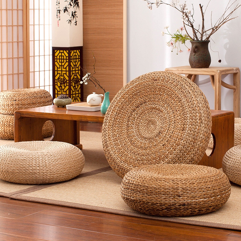 [COD] futon tatami cushion on the floor Japanesestyle thickened rattan