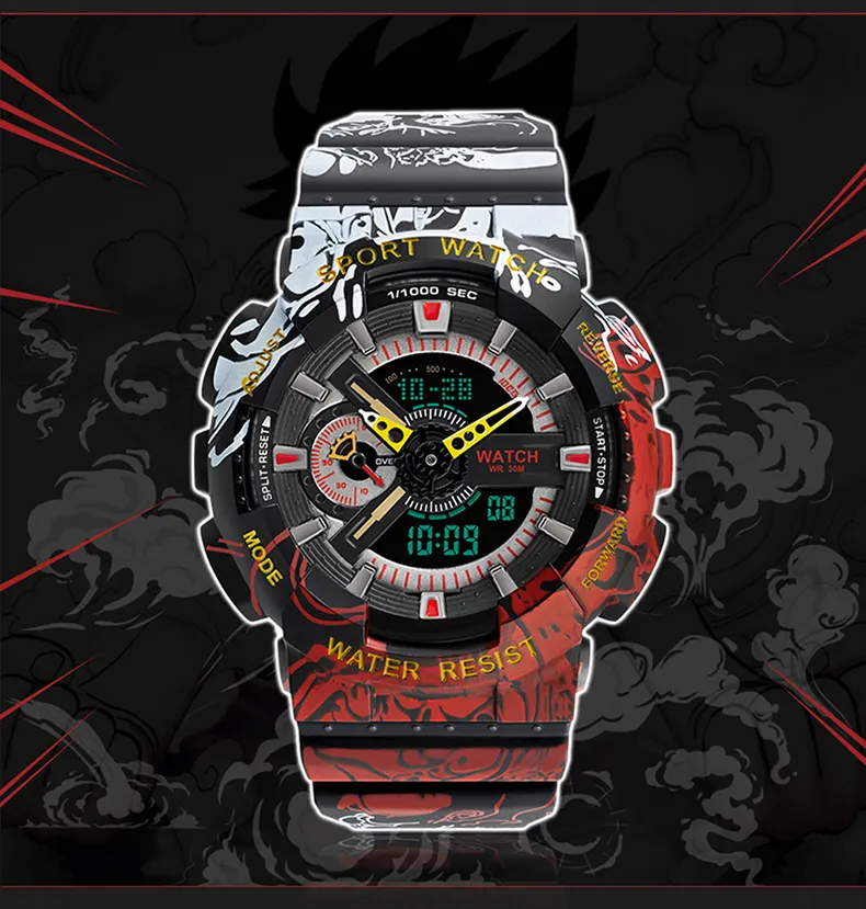 Casio นาฬิกา G-Shock ดีไซน์เดียวกัน Jam Tangan Lelaki นาฬิกาอิเล็กทรอนิกส์ผู้ชายกีฬานาฬิกากันน้ำ
