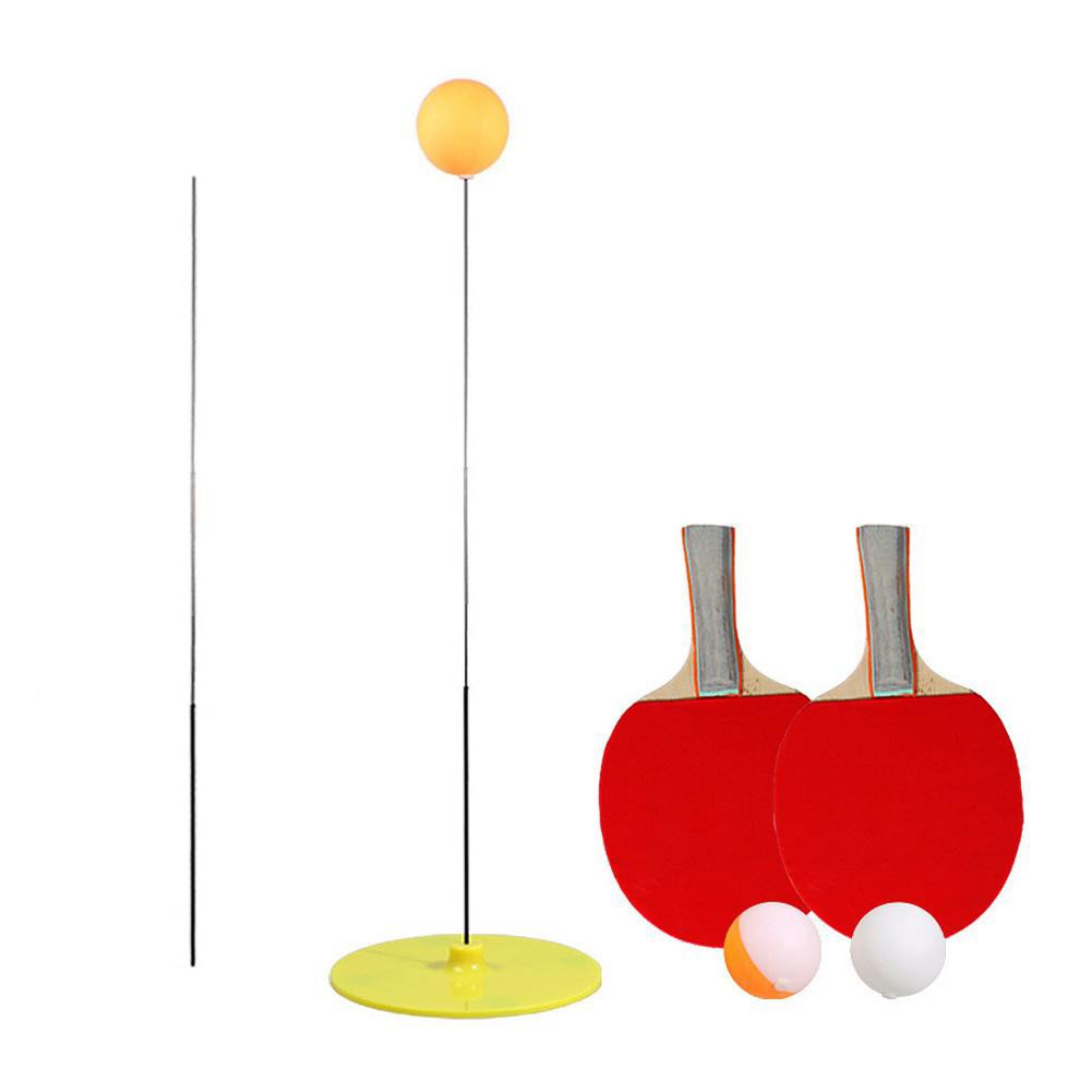 อุปกรณ์เสริมฝึกตี ปิงปอง เครื่องเล่น flexxball ยืดหยุ่น ฐานเหล็ก - พลาสติก Table tennis trainer ของเล่นในบ้าน Ping Pong