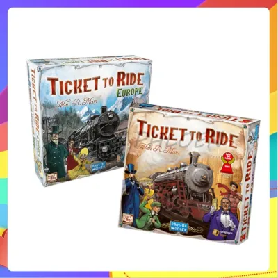 Ticket to ride Europe / USA (อย่างดี) Board game - บอร์ดเกม รถไฟ (ภาษาอังกฤษ)