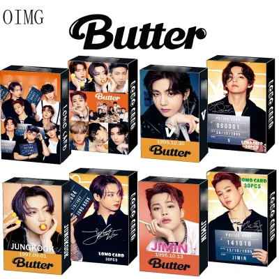 30pcs/box Kpop Bangtan Boys Lomo Card Set Photocard Photo New Album Korean Fashion Cute Boys Group Poster Picture Fans Gifts