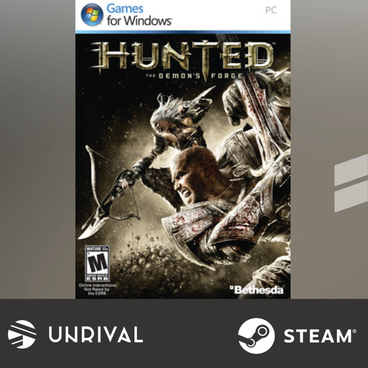 Hunted: The Demon's Forge PC Digital Download Game (Multiplayer) - Unrival