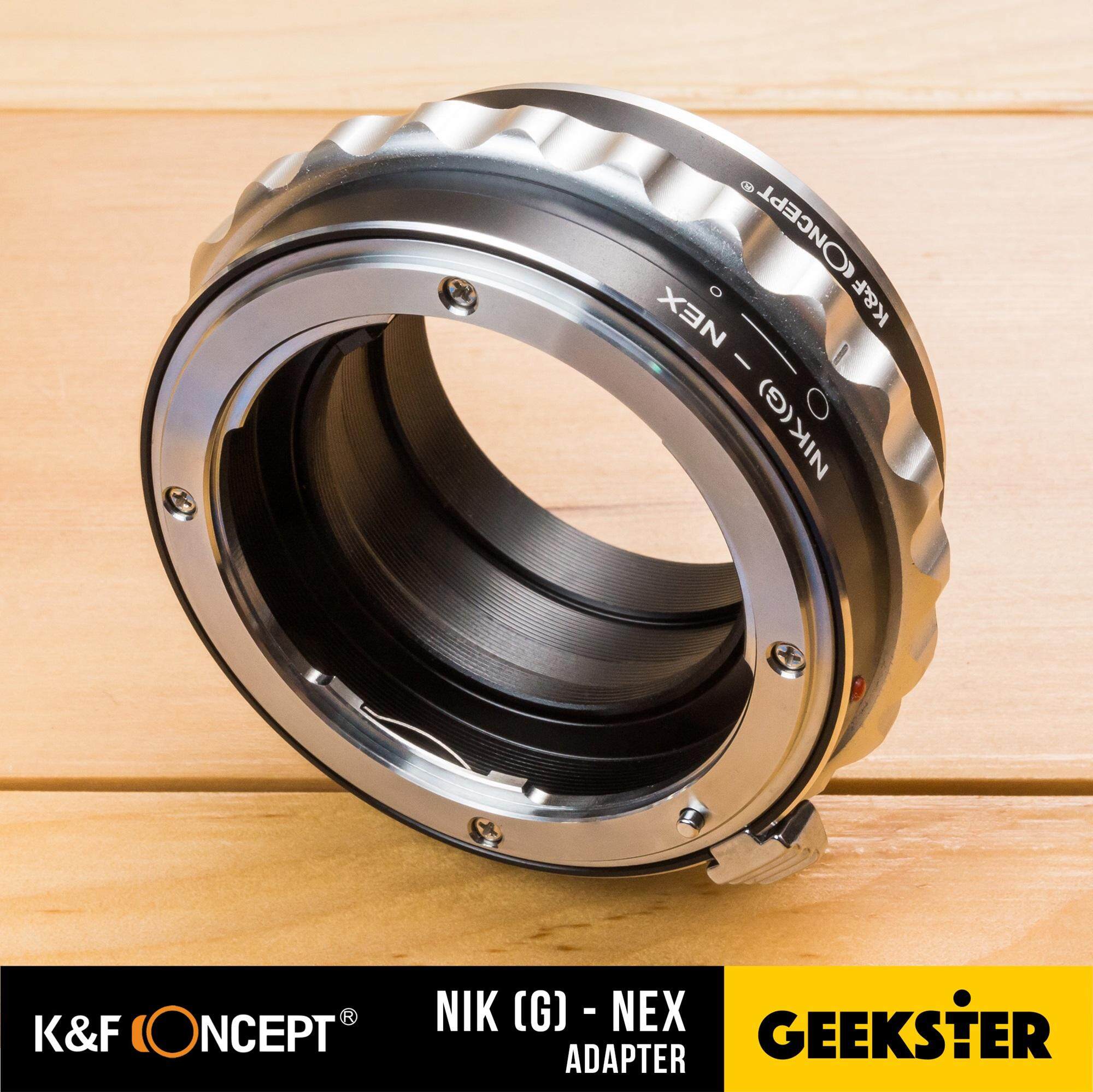K&F NIK (G)-NEX Adapter แปลงเลนส์ Nikon G ( G / Ai / Non-A ) เพื่อเอามาใส่ Sony Mirrorless ( NEX / E / FE ) ( Lens mount adapter Nikon Mount G / Ai / Non-A For Sony ) ( อแดปเตอร์ ) ( NIK-NEX / NIK-E / NIK-FE ) ( NIK NEX / NIK E / NIK FE ) ( Geekster )