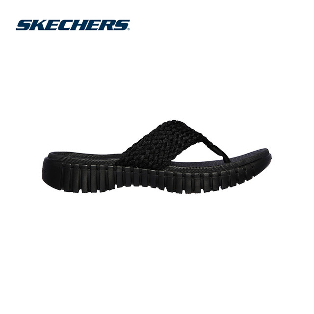 Skechers สเก็ตเชอร์ส รองเท้าแตะ ผู้หญิง GOwalk Smart On-The-Go Sandals Shoes - 140052-BBK