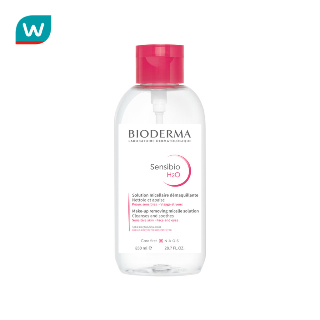 ส่งฟรี Bioderma ไบโอเดอร์มา เซ็นซิบิโอ เอชทูโอ 850 มล.(ฝาปั้ม)  เก็บเงินปลายทาง