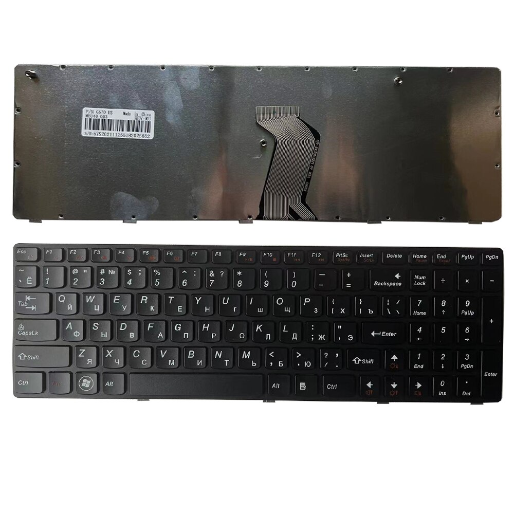 Bàn Phím RU N Bàn Phím Cho Máy Tính Lenovo G570 G780 G770 G780A G770A Mới