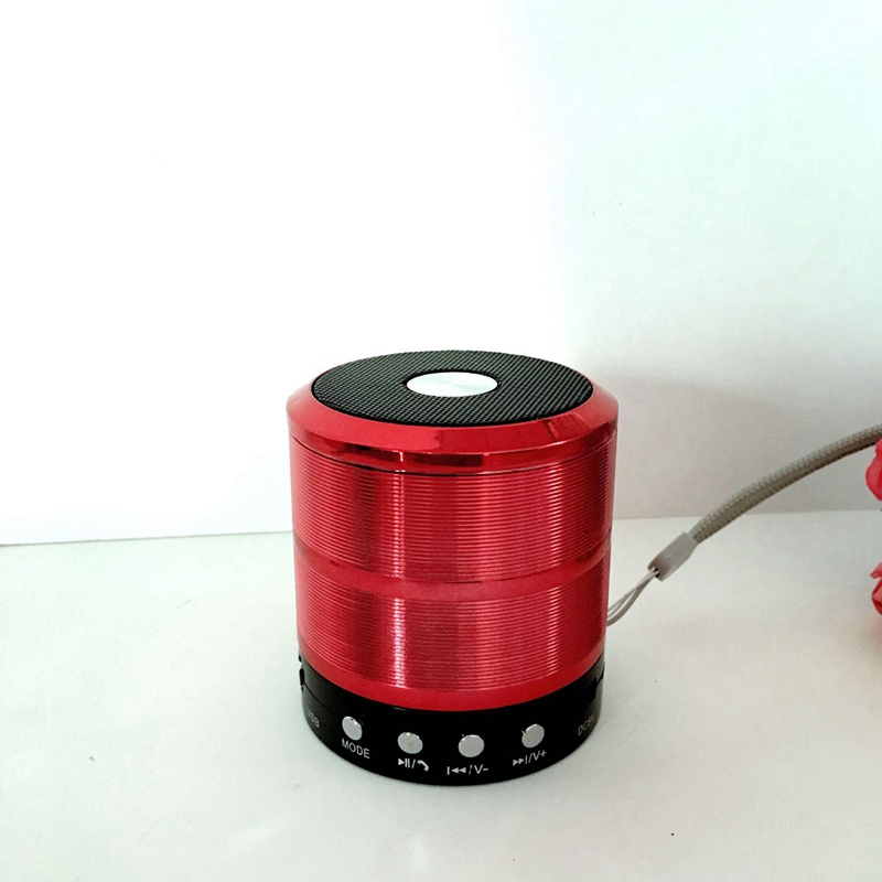 Sound Portable Mini Speaker Metal Mini Portable Sound with Mic TF Card FM Radio AUX MP3 ...