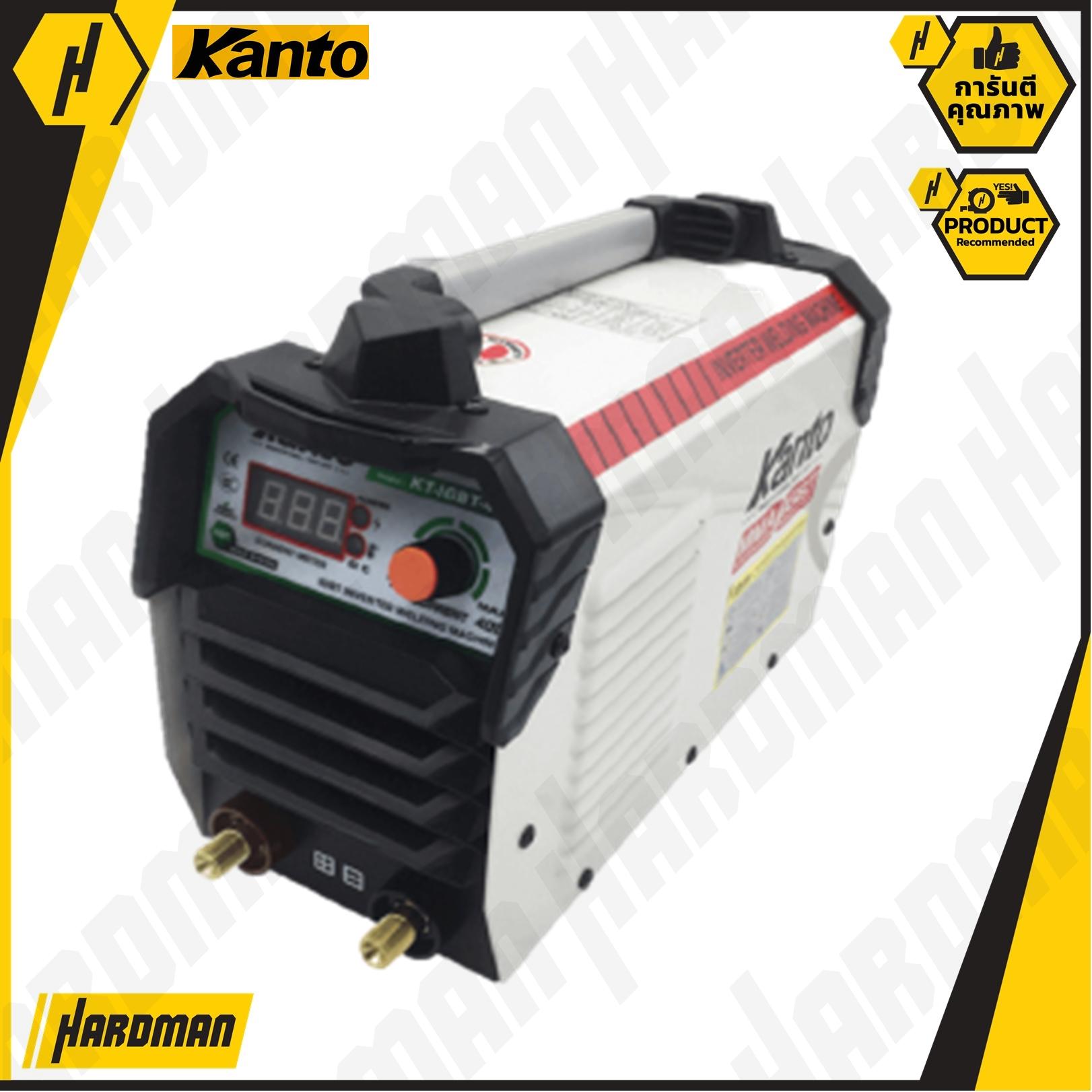 KANTO ตู้เชื่อม Inverter KT IGBT 401 รุ่นใหม่ล่าสุด เชื่อม ทน เชื่อม อึด อุปกรณ์ครบ ตามภาพ