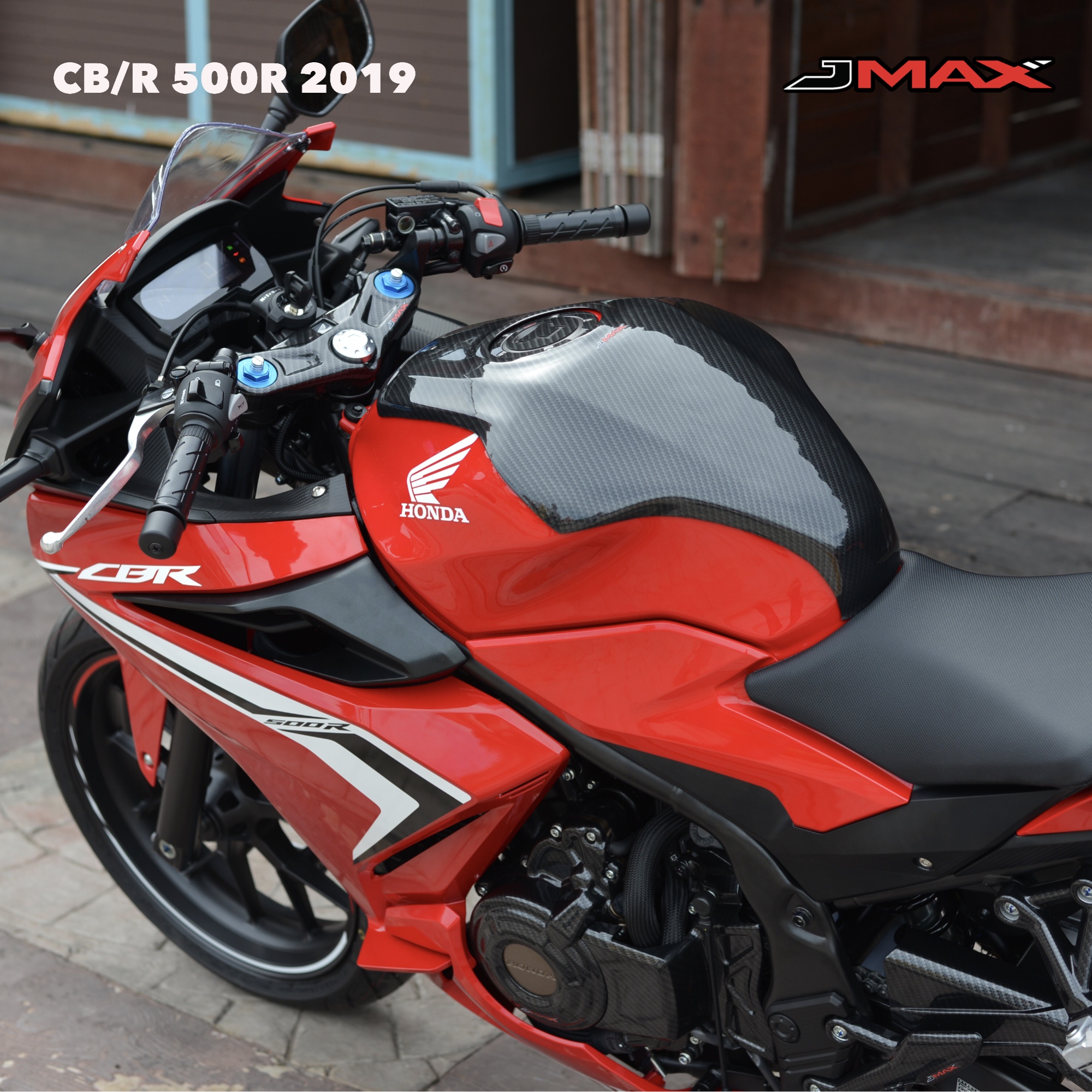 ครอบถัง Size L การ์ดถังน้ำมัน Tank Guard Honda CBR500R CB500F ปี 2019