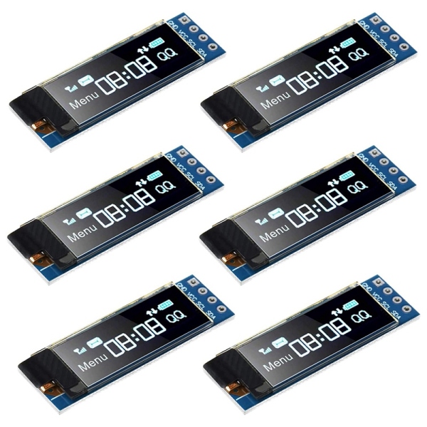 Bảng giá Pack of 6 OLED Display Module SSD1306 Driver IIC I2C Serial Self-Luminous Display Board for Arduino Raspberry PI Phong Vũ