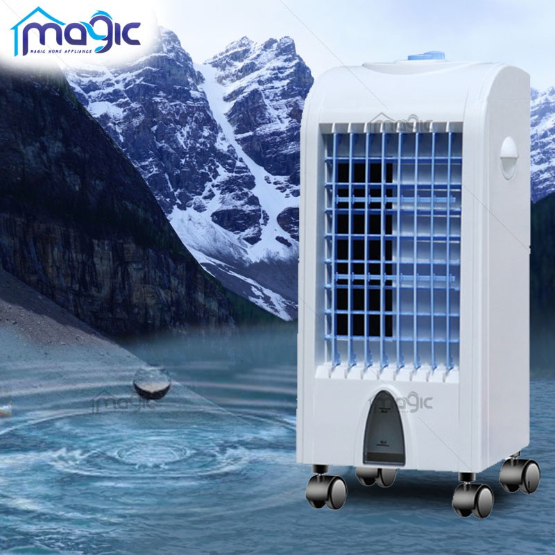 ราคาช็อค!! พัดลมไอเย็น Air Cooler เครื่องปรับอากาศ เคลื่อนปรับอากาศเคลื่อนที่ เครื่องปรับอากาศสีฟ้า 3 ระดับ ประหยัดไฟ