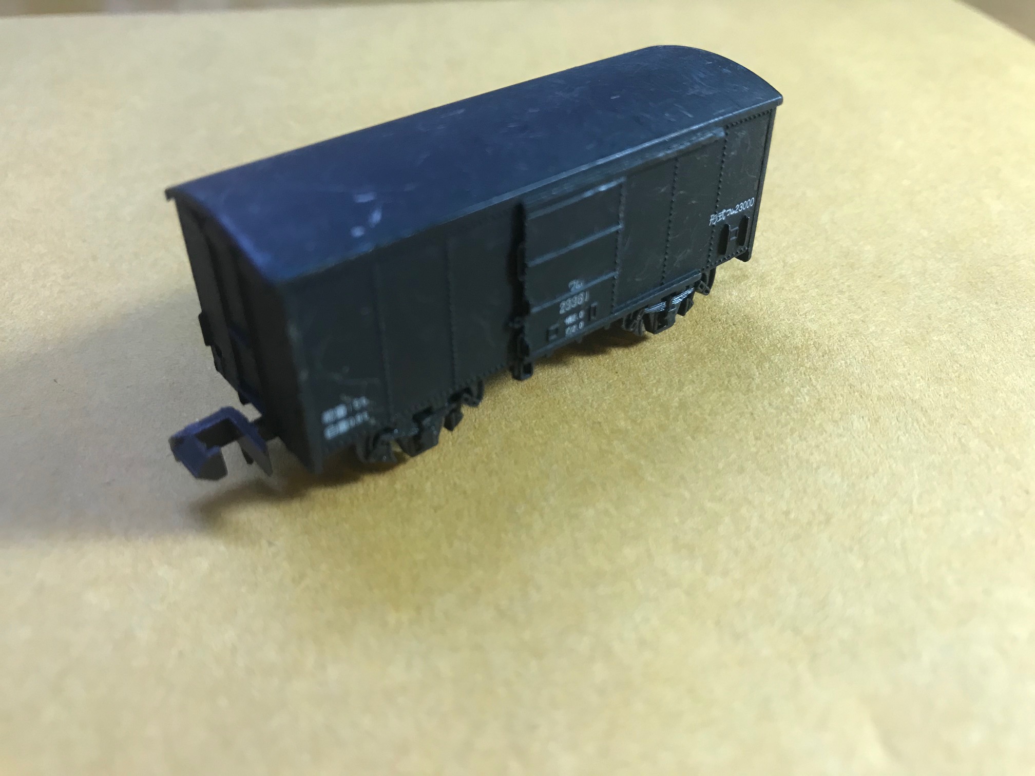 Preowned Tomix N Scale black Covered Wagon