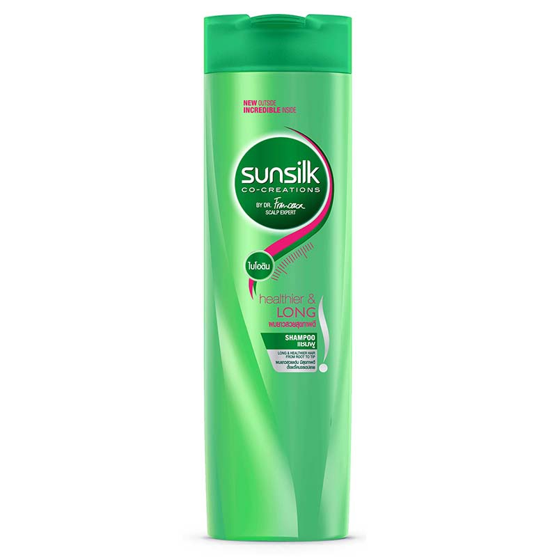 Sunsilk Shampoo Healthier and Long Green 450 ml (X1) + Sunsilk Hair